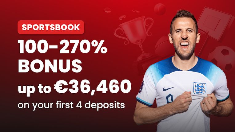 Sportsbook Bonus – Up to 270%